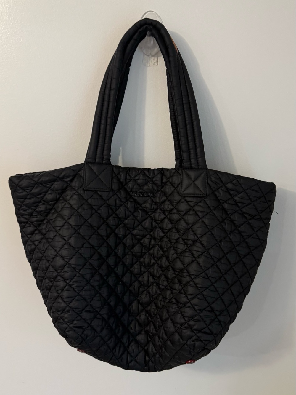 MZ Wallace Quilted Black Tote Bag